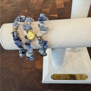 Kinsley Armelle Blue Stone Bracelet Set